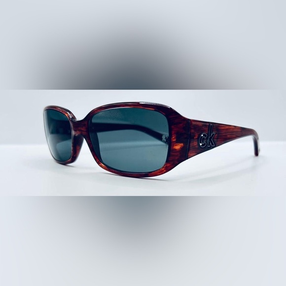 Calvin Klein 3065S Burgundy Oval Sunglasses Frames Only - Picture 2 of 8